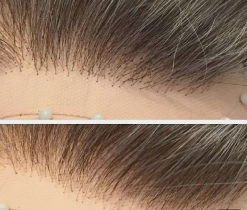 Мъжки тупета от естествена коса