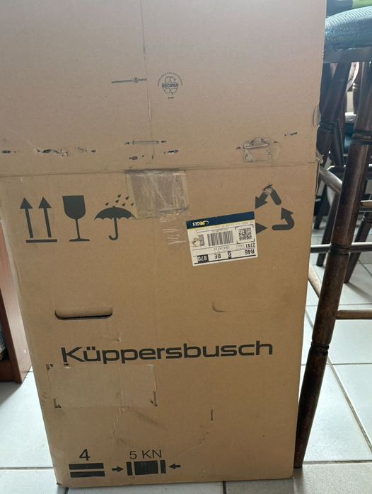 Küppersbusch абсорбатор Cube-Design, островен монтаж, 35 см