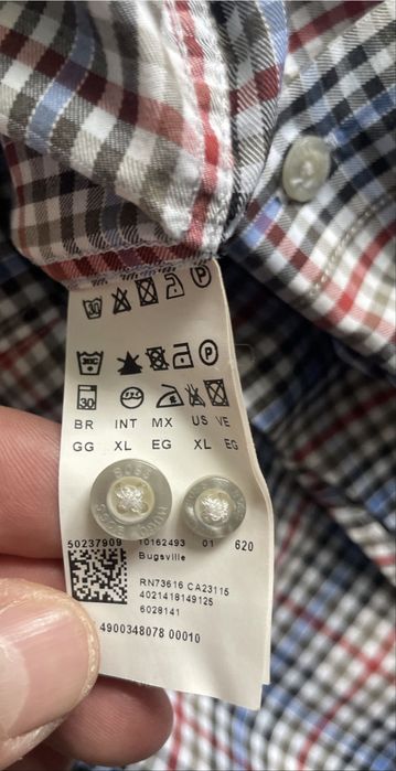 HUGO BOSS / мъжка риза XL