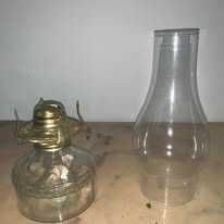 Lampa petrol de sticla