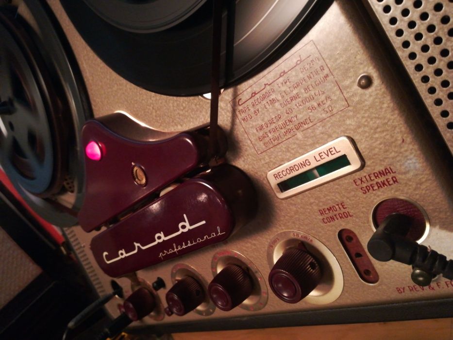 ART#2. magnetofon = CARAD R 62PA/Professional = Tube R'2'R/19-38 cm/s