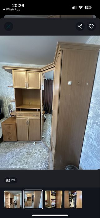 Продам угловой шкаф