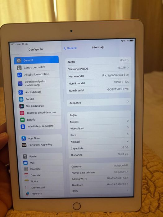 Ipad gen 5 gold a1822