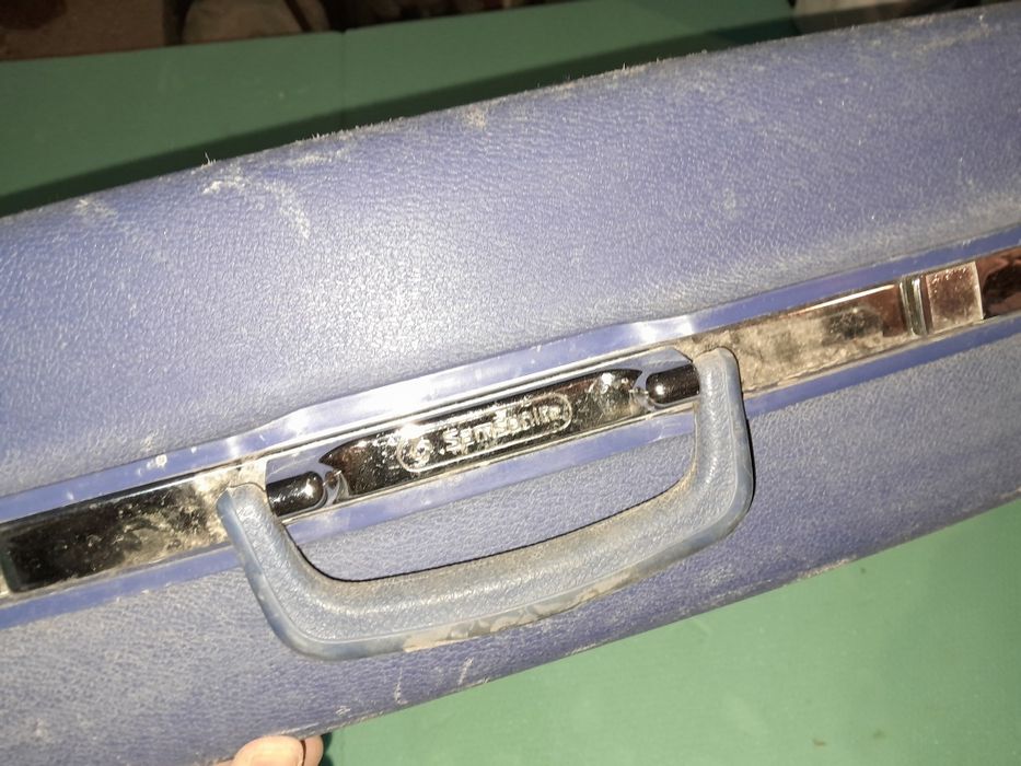 Vand valiza veche nemteasca din plastic