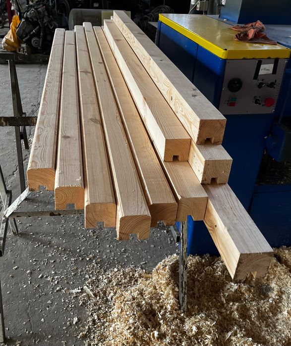 Дървена ограда парапет таборки