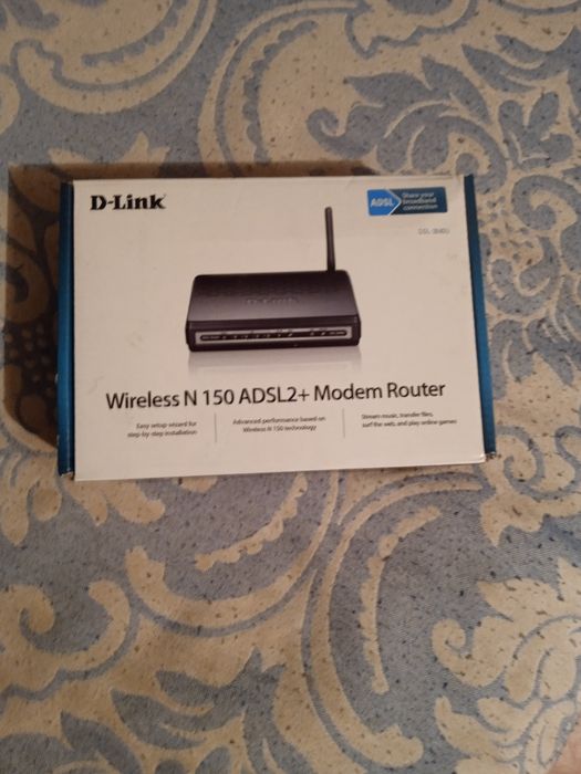 Продам роутер WI-FI модем D-Link Wireless N 150 (модель DSL-2640U) — э
