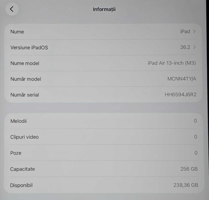 iPad Air 13 ( 2025 ), M3, 256GB, Wi-Fi, Space Grey