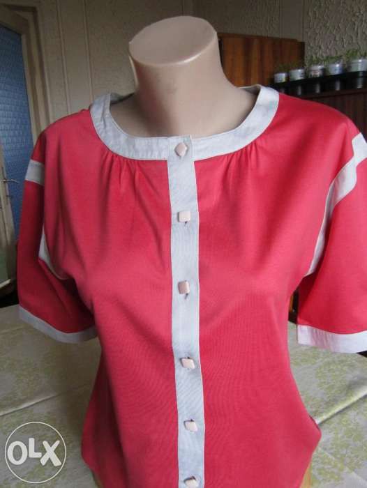 *1+1* Bluza fucsia+bluza alba, bonus- lavanda si punga pentru cadouri
