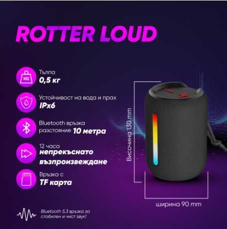Преносима тонколона, водоустойчива, прахоустойчива