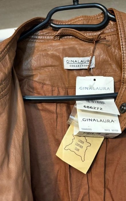 Geaca de dama din piele, NOUA cu ETICHETA, Gina Laura