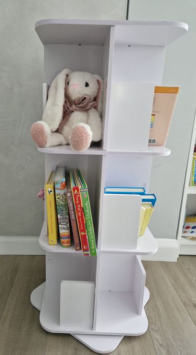 Raft biblioteca polita rotativa copii carti