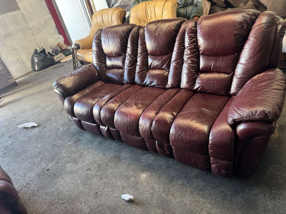 Кожена Релакс Гарнитура