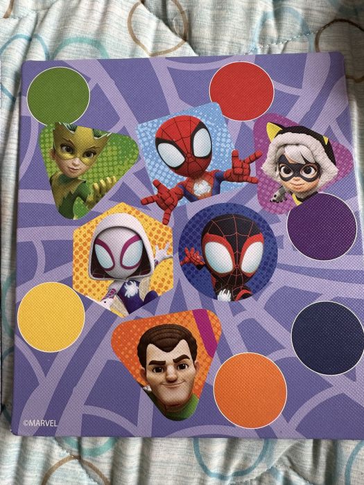 Образователна игра 3г спайдърмен цветове