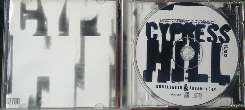 Оригинални компактдискове на Cypress Hill и Gang Starr (рап, хип-хоп)
