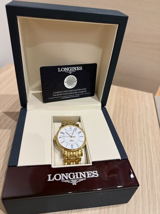 Ceas Longiness suflat cu aur