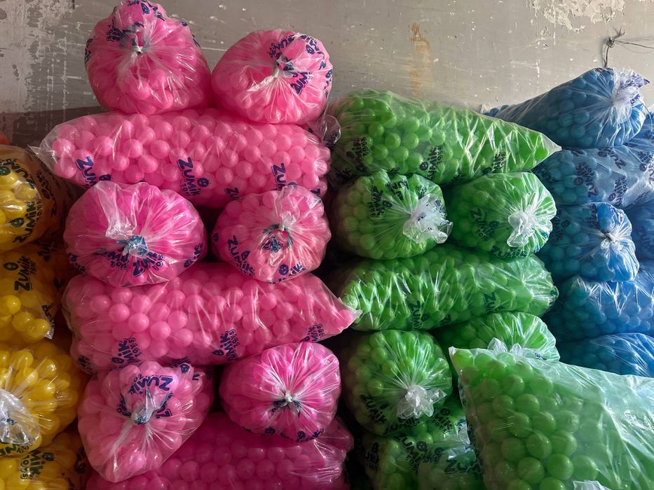 Шарики для сухого бассейна, разноцветные