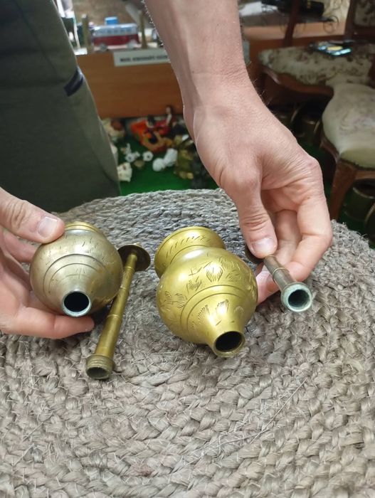 Индийски ретро месингови пръскачки за розова вода