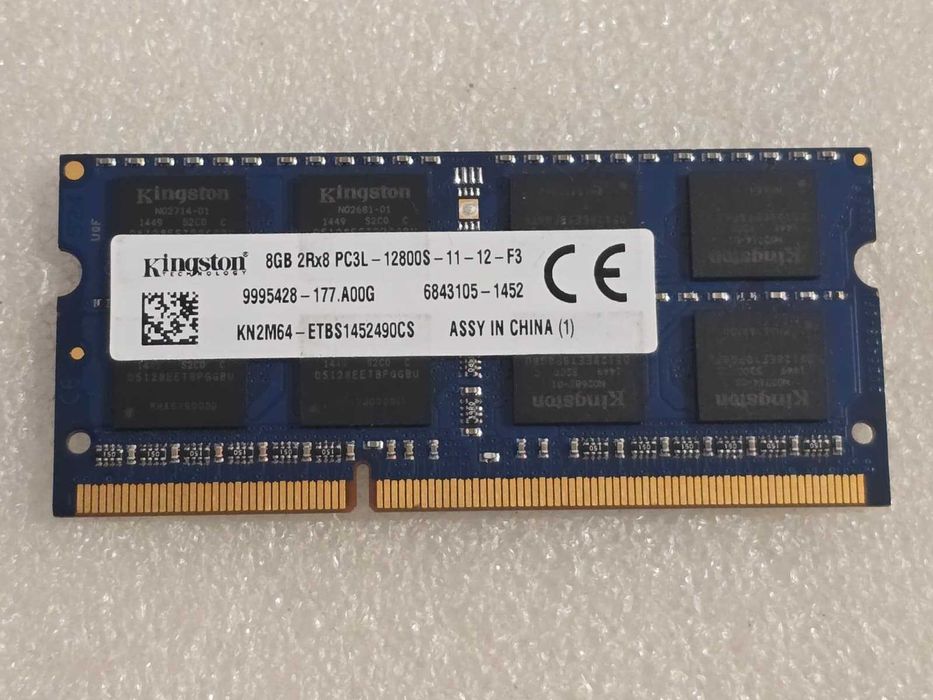 Memorie RAM laptop Kingston 8GB 1600MHz DDR3 PC3-12800 SODIMM