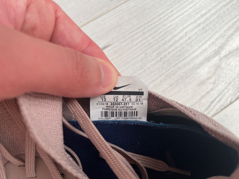 Оригинални маратонки Nike Epic React Flyknit номер 47.5 стелка 31см