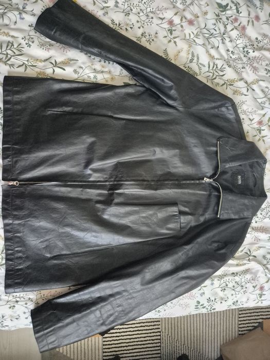 Jacheta de piele Hugo Boss