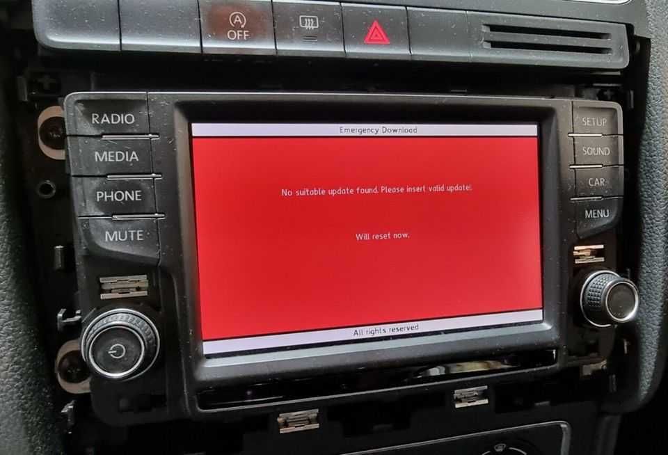 Reparatie RN510 Navigatie auto MIB2 RNS310 RNS315 VW SKODA SEAT AUDI