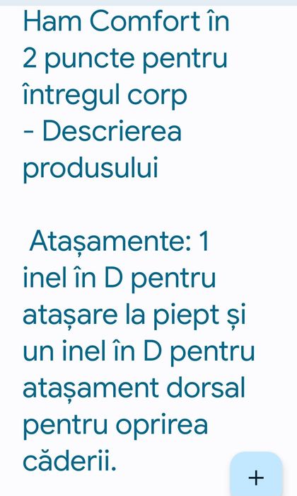 Ham de lucru la inaltime