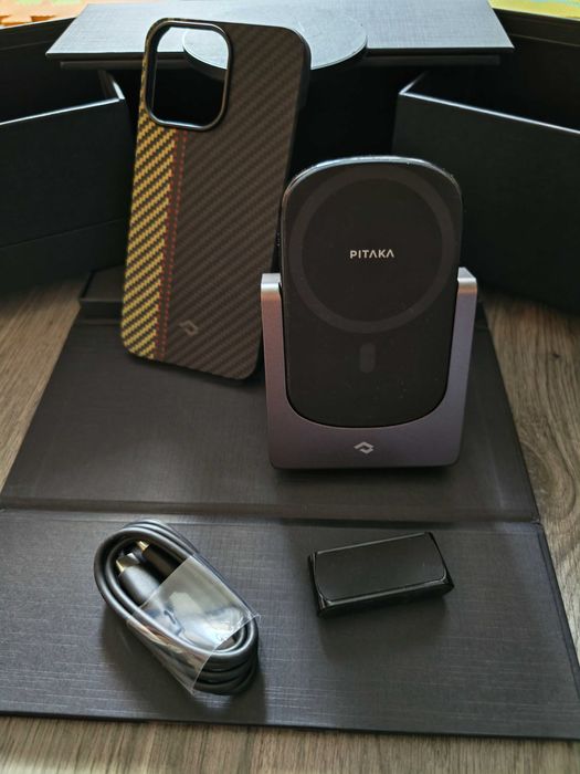 PITAKA 5 in 1 Кейс, зарядни за телефон, часовник, слушалки и батерия