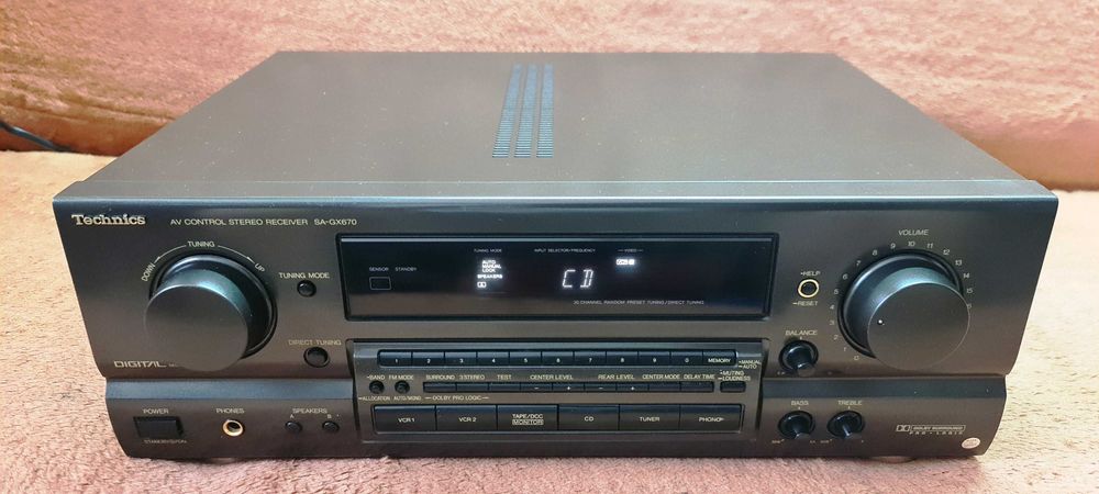 Technics SA-GX670 putere 2X110 W pe 8 Ohm distorsiuni 0,05%