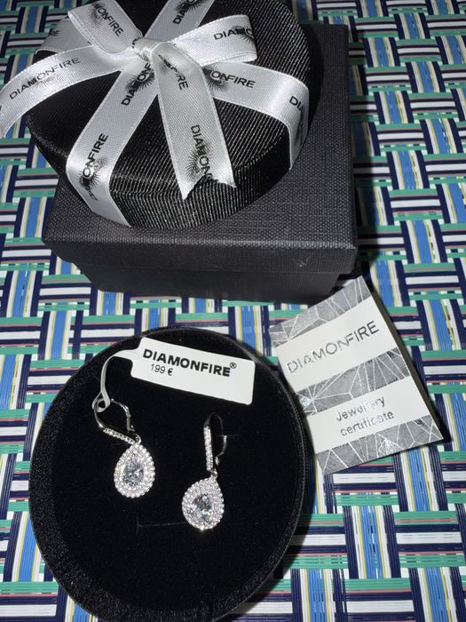 Diamonfire сребърни обици
