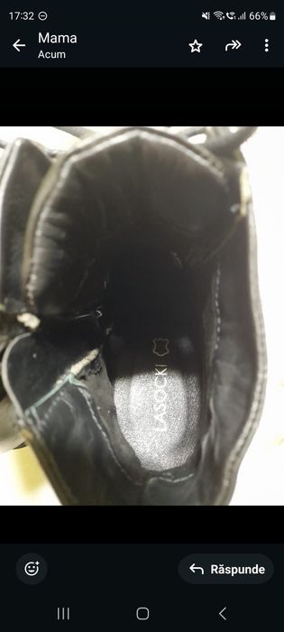 Ghete piele naturala