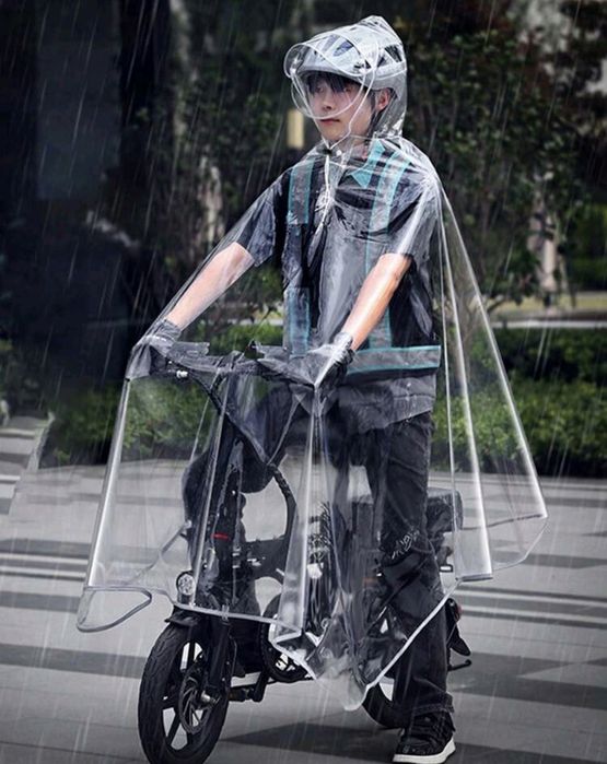 Дъждобран за електрически велосипеди и скутери