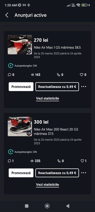 Lot Nike 10 perechi