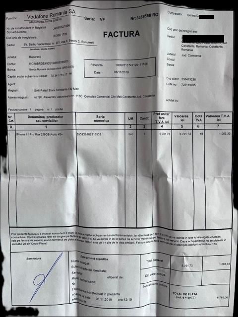 iPhone 11 Pro Max 256GB, Stare impecabilă, Factură, cutie cu Accesorii