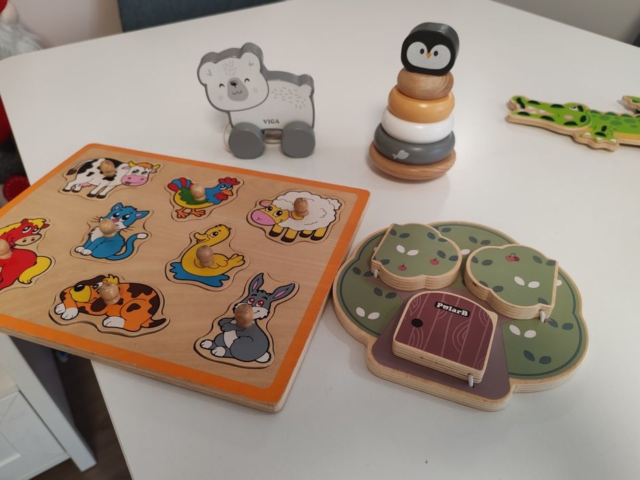 Viga дървени играчки лот