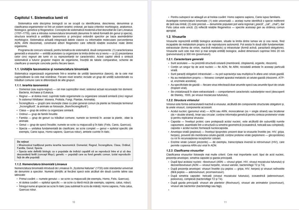 Biologie (cod 009) – Vol. I-II – Sinteze tematice si probe rezolvate - Ghid de pregatire examenele de Definitivare in Invatamant si Titularizare