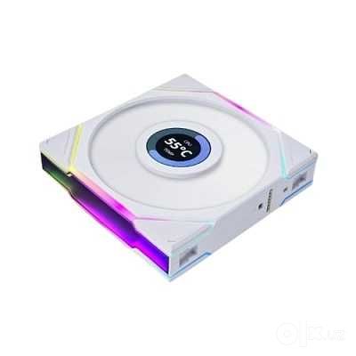 - Комплект вентиляторов Lian Li UNI FAN TL LCD 120 Reverse White