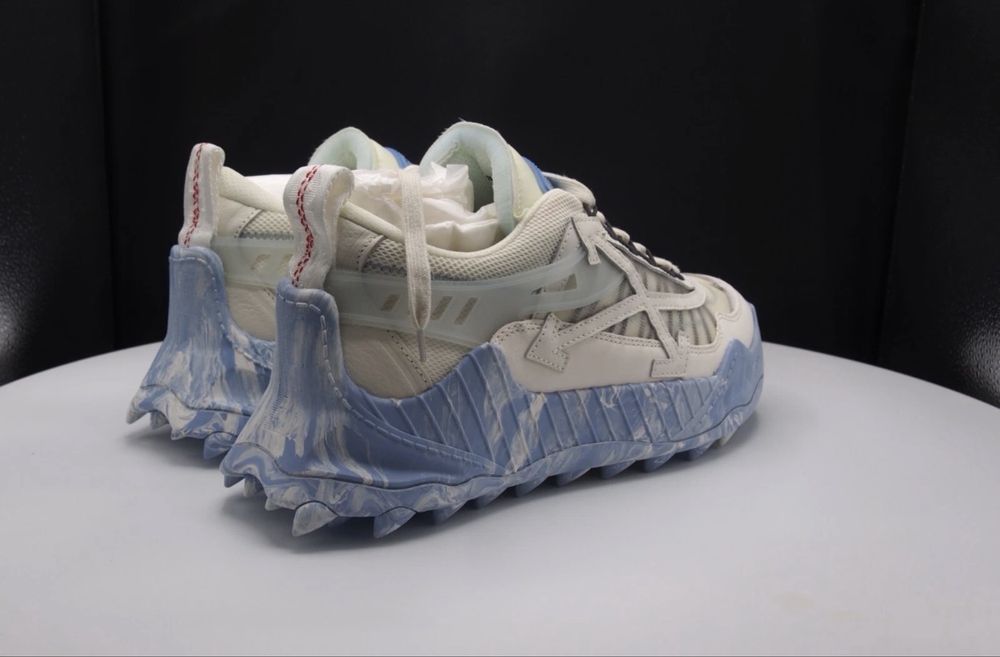 Adidasi offwhite noi cu cutie n43 skyblue