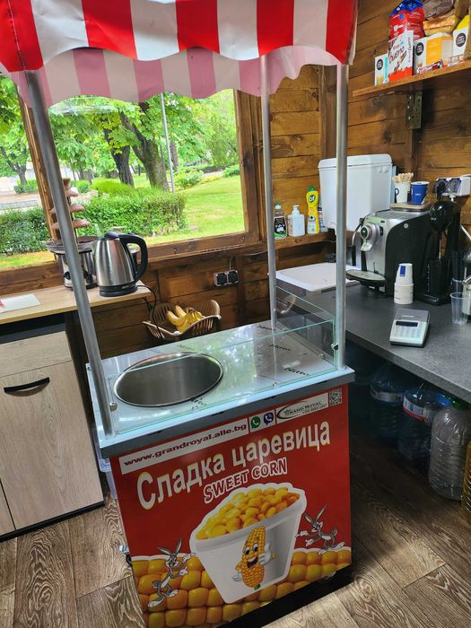 Царевица на пара на ток