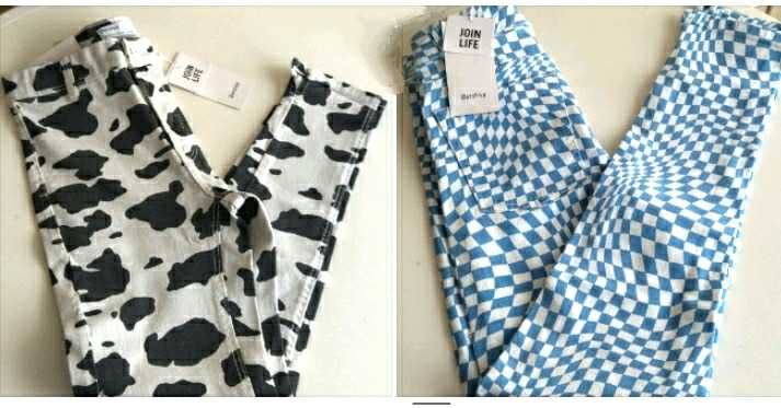 "Bershka"Белые,ГолубыеДжинсы Новые