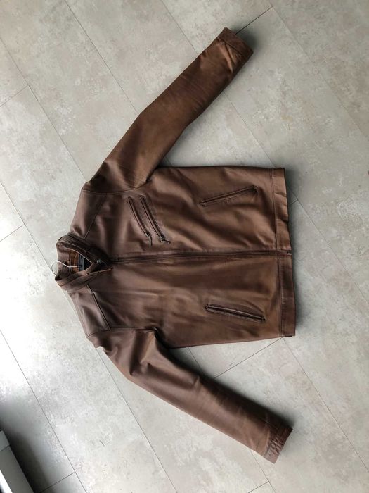 елегантни кожени якета от естествена кожа размер М