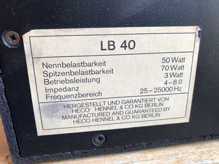 Тонколони Visonik LB 40