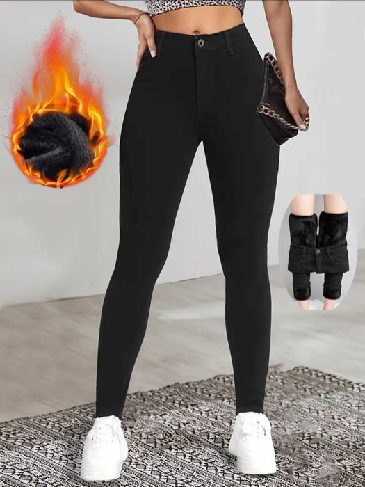 Джинсы с начесом женские 44/46