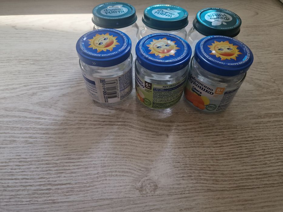 Баночки из под пюре