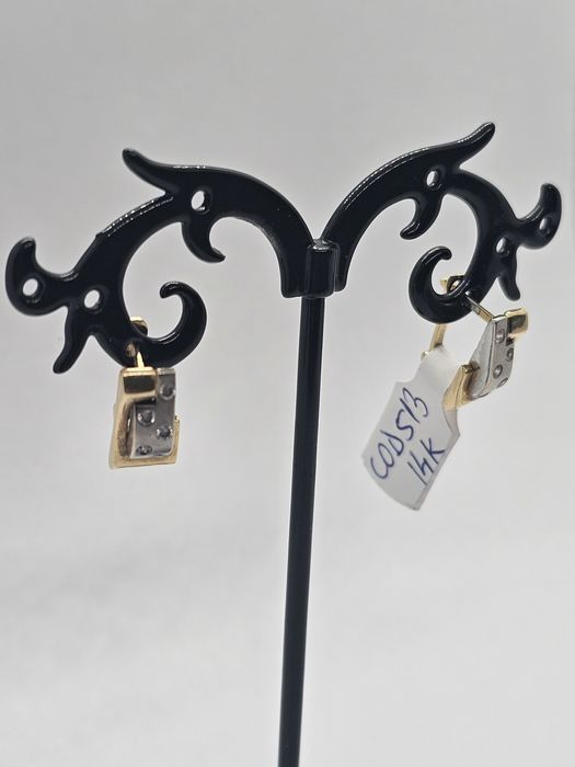 Vand cercei din aur 14 k 3.96 g cod 513