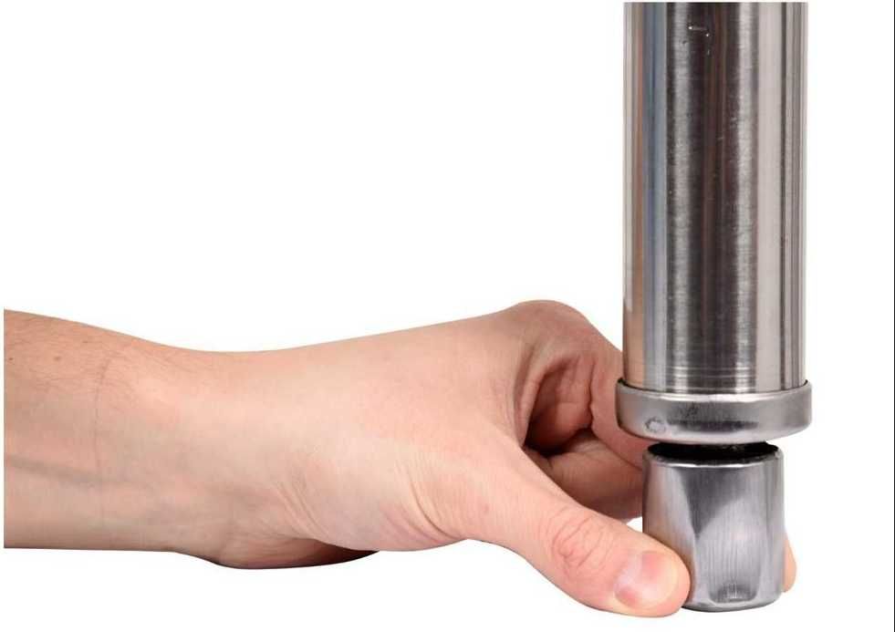 Masă Inox 1200x700x850 mm cu Rebord si Poliță Inferioară Demontabilă