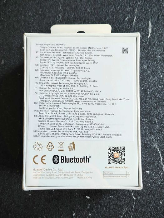 Смарт часовник HUAWEI Watch Fit 4 BLACK С ГАРАНЦИЯ