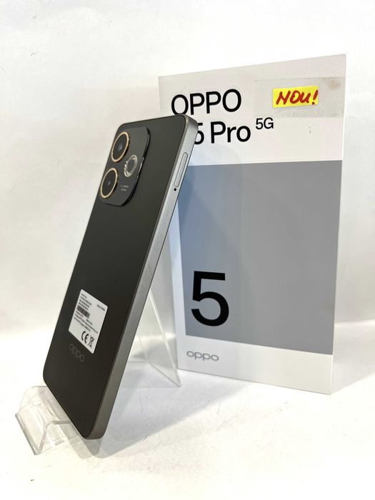 Oppo A5 Pro 5G, 256GB/8GB RAM, garantie,  Black Brown, NOU!