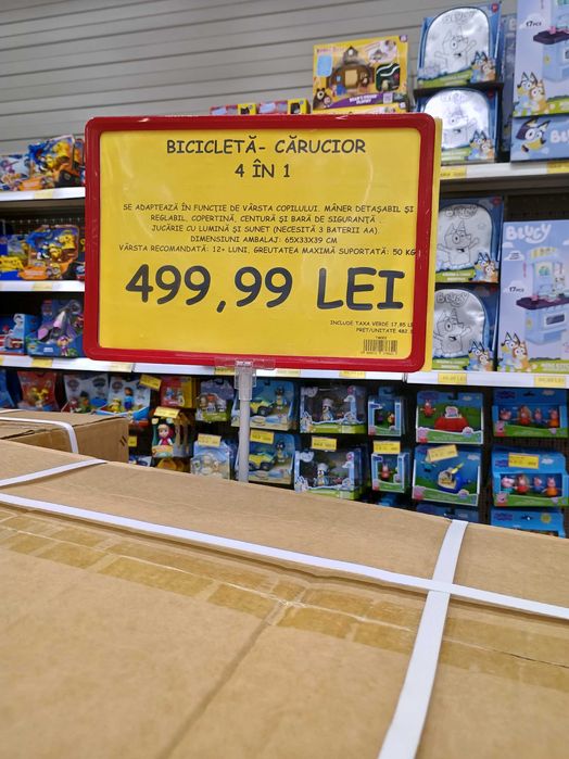 Vând bicicleta - cărucior 4 in 1