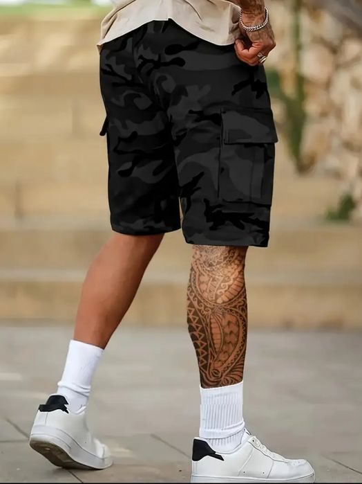 Мъжки, къси гащи, в черен цвят