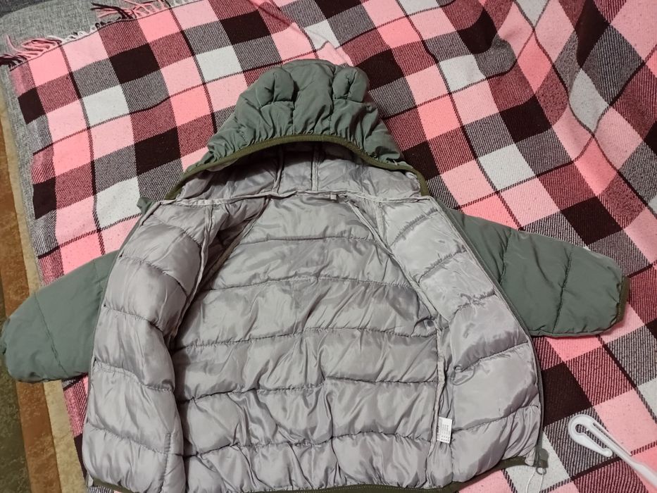 Детская куртка серая